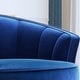 preview thumbnail 39 of 39, Modern Velvet Accent Barrel Chair Upholstered Armchair Vanity Chair