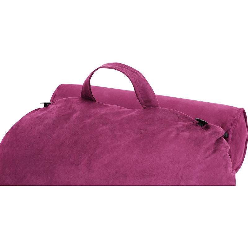 Husband Bedrest Micro-Suede Reading Pillow