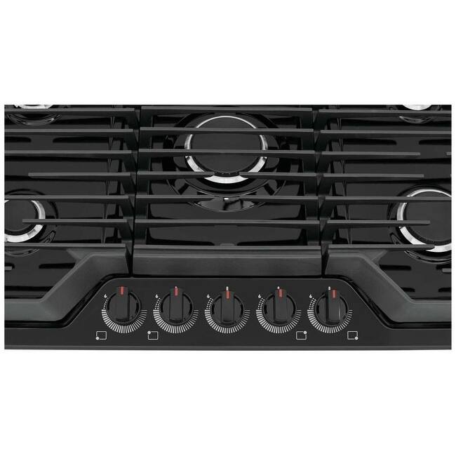 Frigidaire GCCG3648A 36" Wide 5 Burner Gas Cooktop with Quick Boil