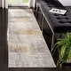 preview thumbnail 22 of 44, SAFAVIEH Craft Hertha Modern Abstract Rug 2'3" x 10' Runner - Grey/Beige - Runner