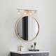 preview thumbnail 6 of 42, Modern 3-Light Gold Bathroom Vanity Light Organic Bulb Shape Glass Wall Sconce