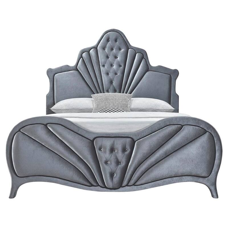 Ralston Upholstered Tufted Platform Bed
