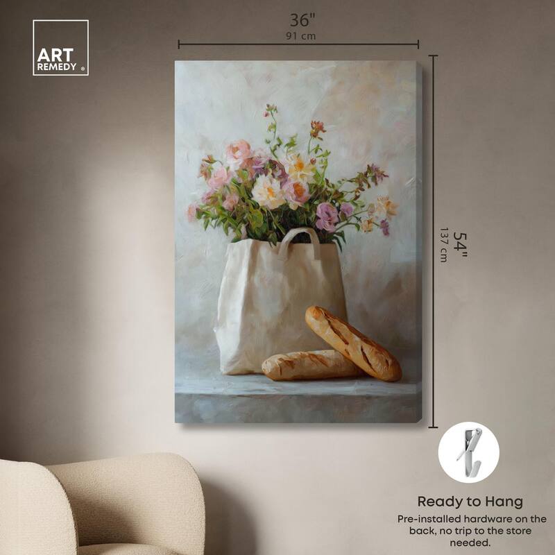 Chic Carryall II Canvas by Art Remedy, Gallery Wrapped