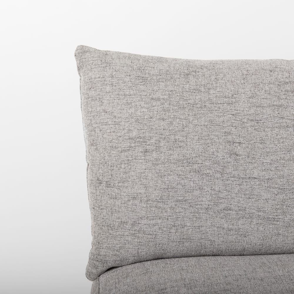 Valence 38.2L x 38.6W x 28.3H Medium Gray Armless Sectional Piece - 39.76 x39.76 x32.28