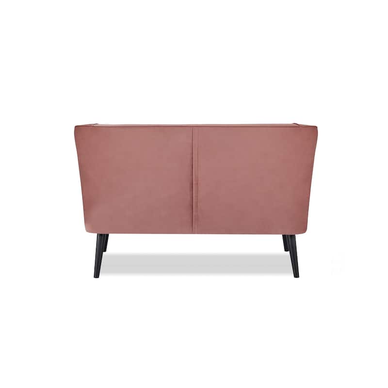 Artdeco Home - Porch & Den Brooklawn Wingback Mid-century Loveseat
