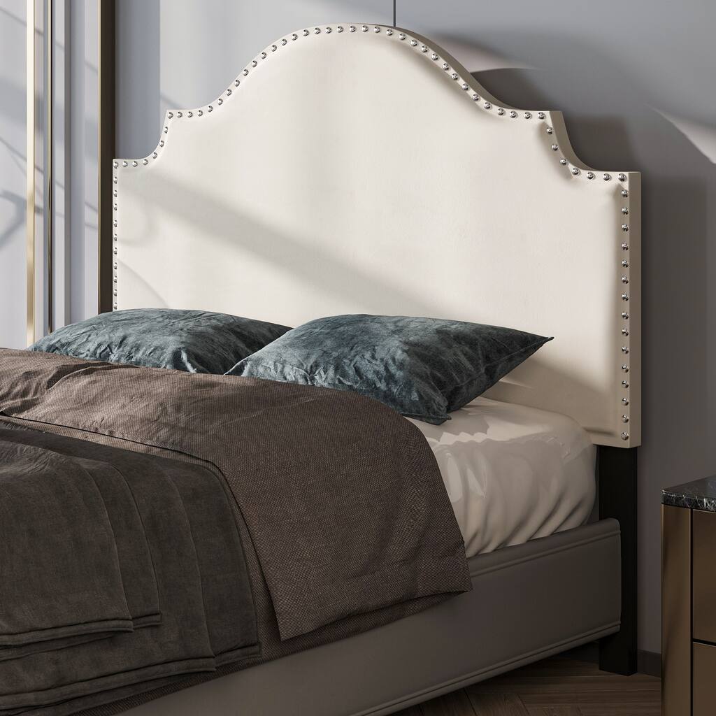 Fasching Arched Upholstered Full/Queen Headboard
