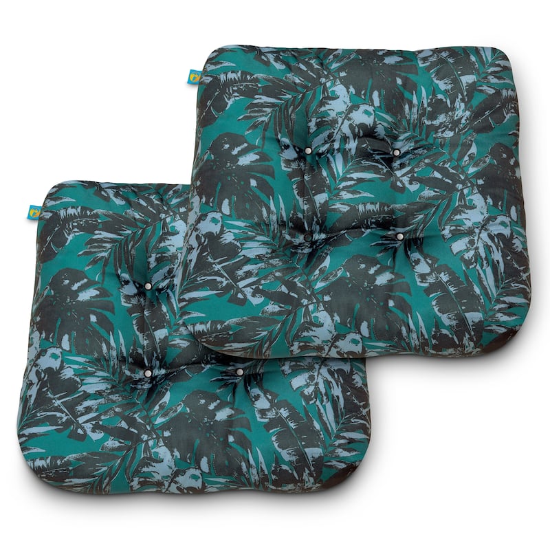 Duck Covers Water-Resistant Indoor/Outdoor Seat Cushions, 19 x 19 x 5 Inch, 2 Pack