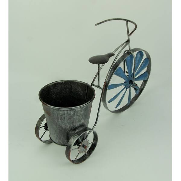 Shop Metal Retro Tricycle Indoor Outdoor Planter Sculpture 11 X