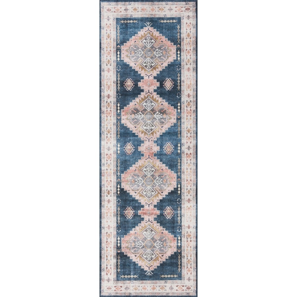 Alexander Home Meghan Vintage Boho Distressed Area Rug
