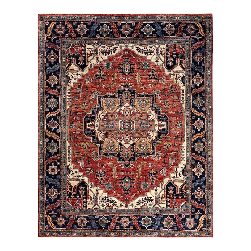 Serapi One-of-a-Kind Hand-Knotted Area Rug - Red, 8' 2" x 10' 4" - 8' 2" x 10' 4"
