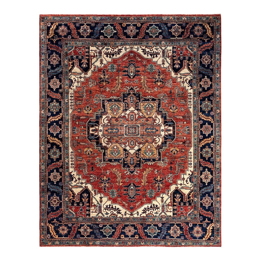 Serapi One-of-a-Kind Hand-Knotted Area Rug - Red, 8' 2" x 10' 4" - 8' 2" x 10' 4"