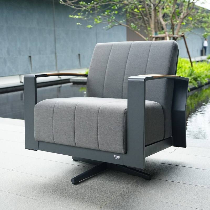 7-Piece Patio Acrylic Sponge Sofa and Chair Set with Table and Bench
