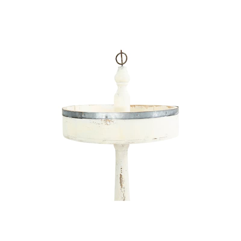 Decorative Wood and Tin 3 Tier Tray