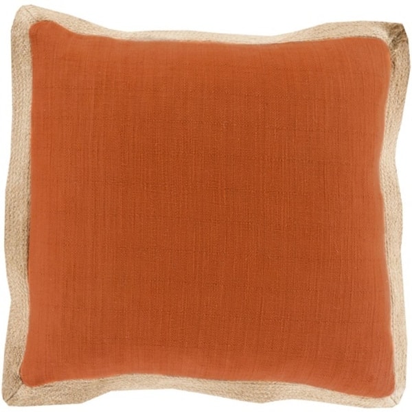 Shop 18 Altin Lif Burnt Orange And Light Taupe Decorative Throw