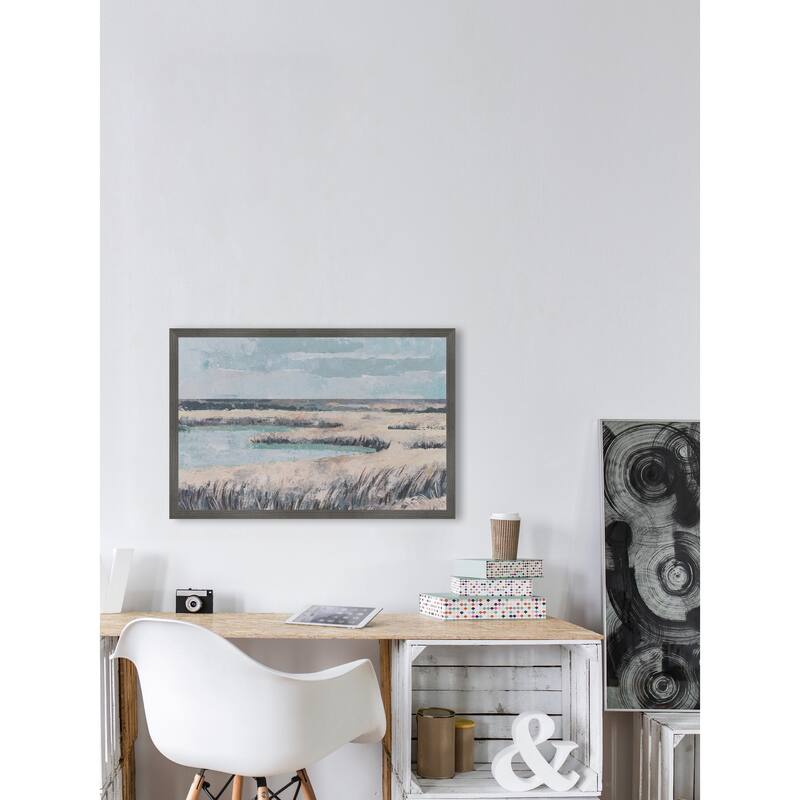 A Cool Swim Framed Print