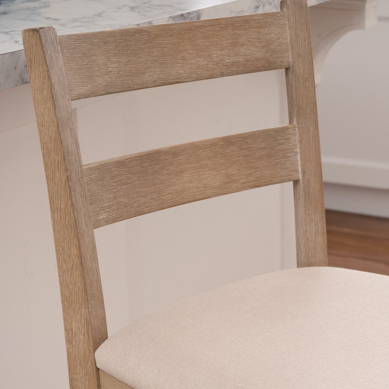 Piedmont Greywash Wooden 25-Inch Tribeca Counter Stool