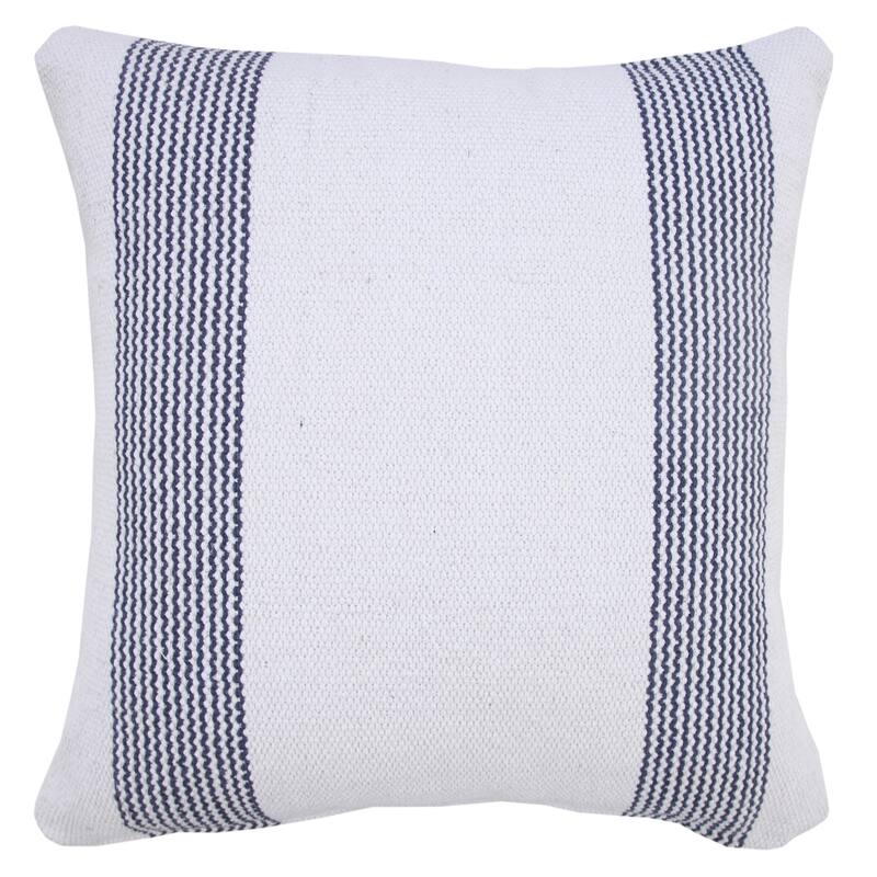 Sevita Balanced Border Pinstripe Throw Pillow