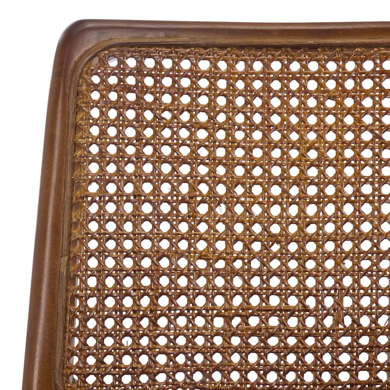 SAFAVIEH Home Reinhardt Rattan Counter Stool - 18"W x 19"D x 41"H