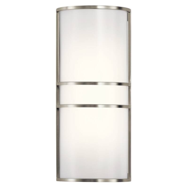 Kichler 16" Tall Integrated LED Wall Sconce - ADA Compliant - Brushed Nickel