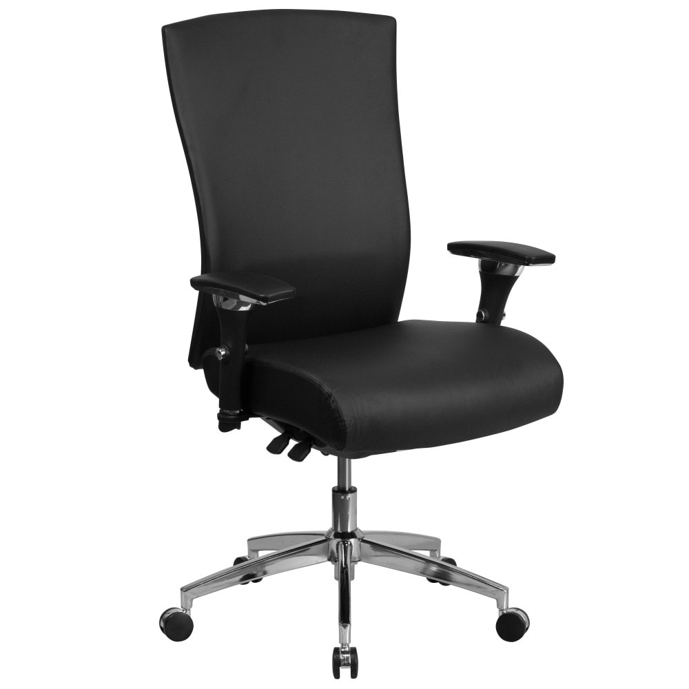24/7 Intensive Use Executive Swivel Ergonomic Office Chair - 25"D x 28.5"W x 44.5" - 47.5"H