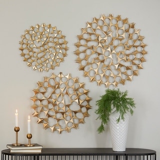 Benzara Metal Wall Decor (Pack of 3)
