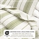 preview thumbnail 3 of 23, Linery & Co. Farmhouse Stripe Microfiber Quilt Set With Shams.