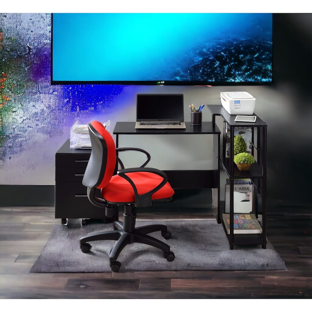 Levi Black Finish Writing Desk