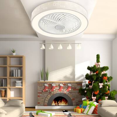 Ceiling Fan Light Remote Control LED Lamp Dimmable Bedroom Office Modern