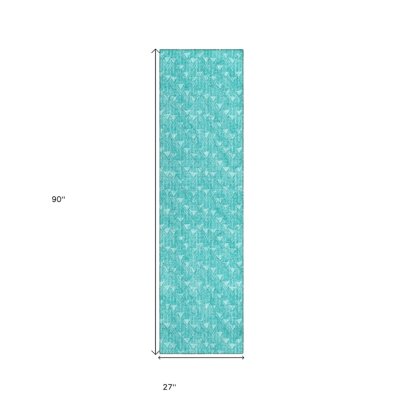 Pave Abstract Shapes Weather Resistant Timeless Fusion Outdoor Rug
