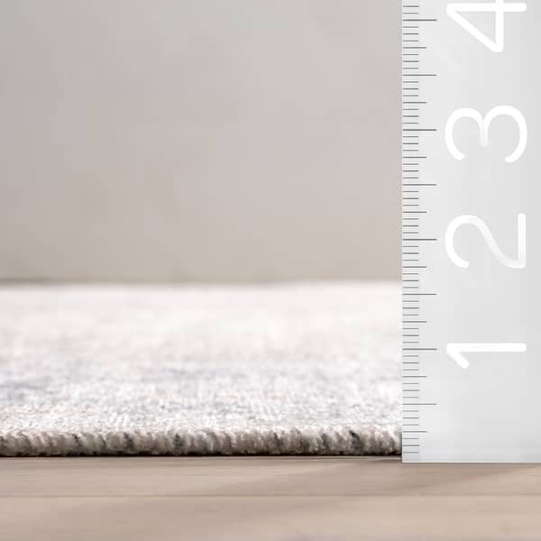 Nuloom Sol SpinClean Medallion Machine Washable Area Rug