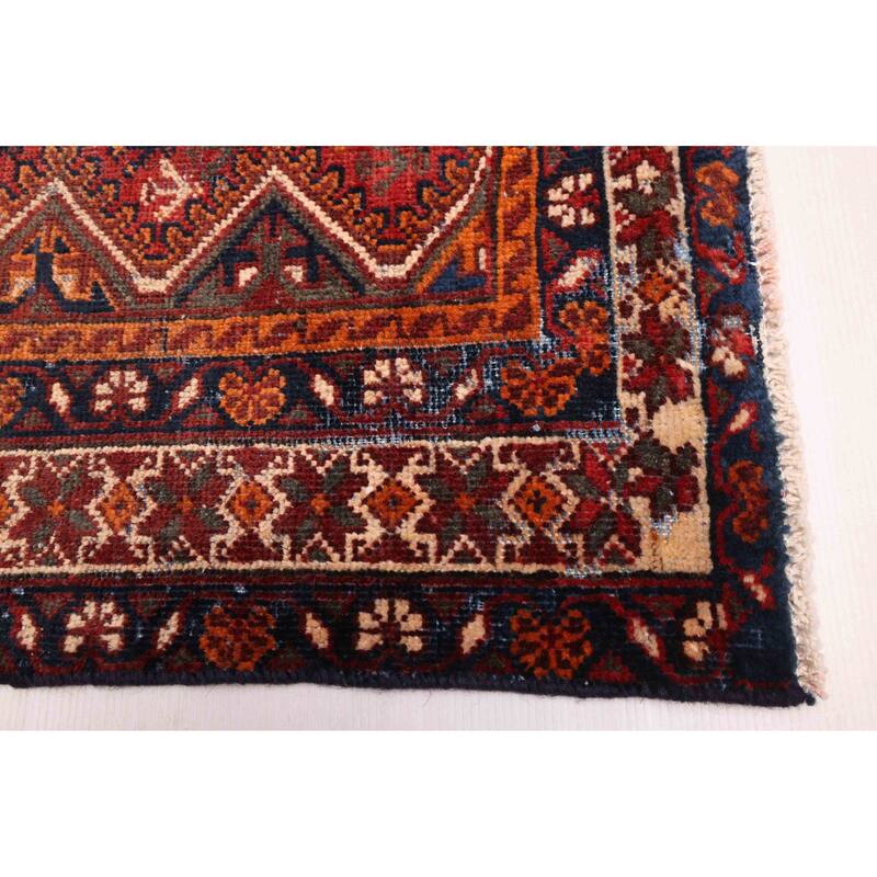 ECARPETGALLERY Hand-knotted Antalya Vintage Red Wool Rug - 4'9 x 9'11