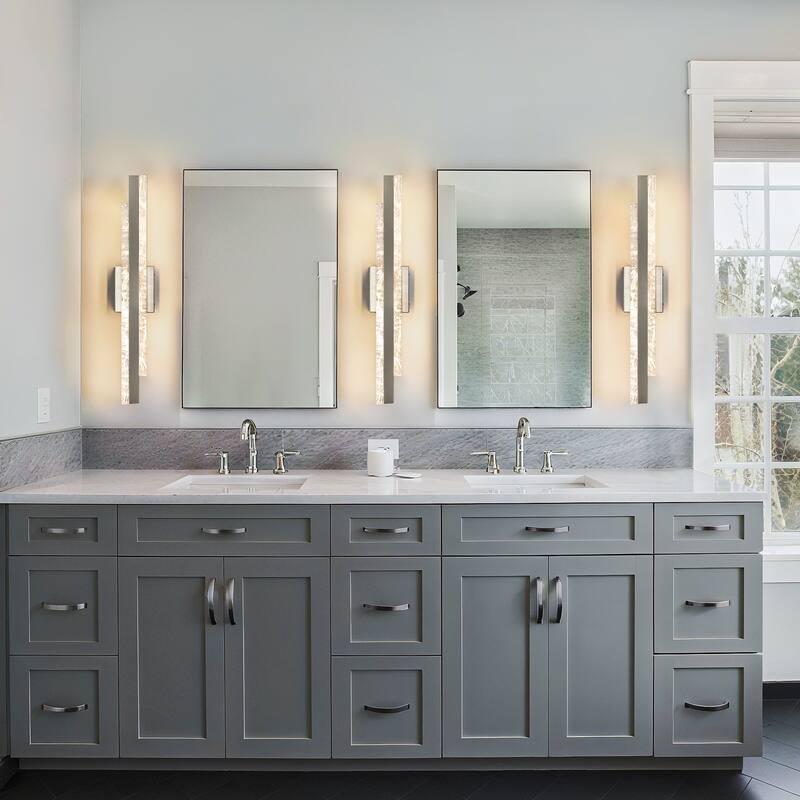 Modern Bathroom Vanity Light 24 inch Dimmable LED Bath Bar Light Fixtures Over Mirror - Wall Sconce