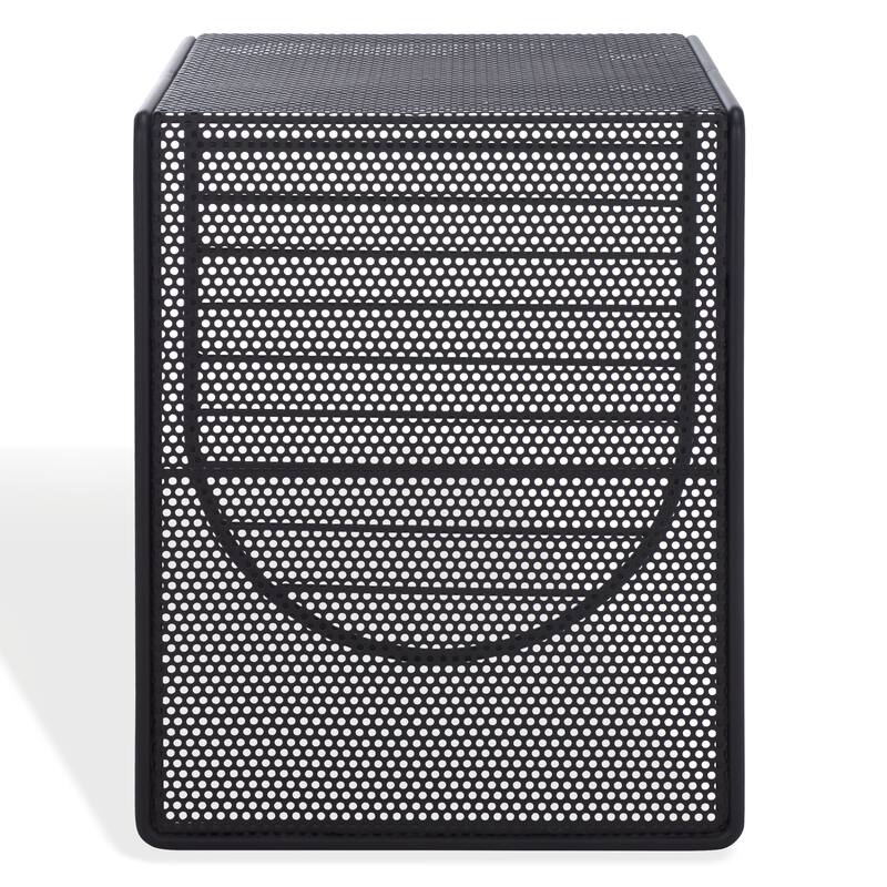 SAFAVIEH Couture Viktoria Metal Accent Table, Fully Assembled - 18"W x 16"D x 20"H