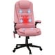 preview thumbnail 2 of 7, HOMCOM High Back Vibration Massage Office Chair with 6 Vibration Points, Heated Reclining PU Leather Computer Chair