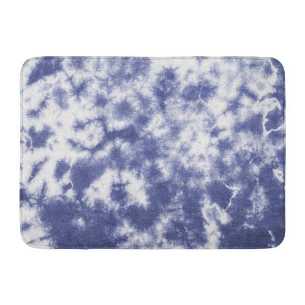 Shop Blue Indigo Tie Dye Pattern Abstract Colorful Artistic Batik Color Doormat Floor Rug Bath Mat 23 6x15 7 Inch Multi Overstock 31775155