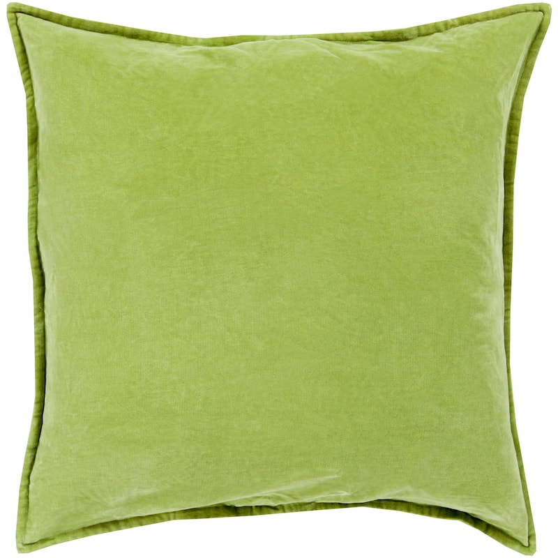 Artistic Weavers Harrell Solid Velvet 22-inch Throw Pillow - Polyester - Lime