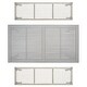 preview thumbnail 7 of 9, SAFAVIEH Outdoor Living Aquina Table and 2-Bench Dining Set - 35"W x 67"D x 29"H