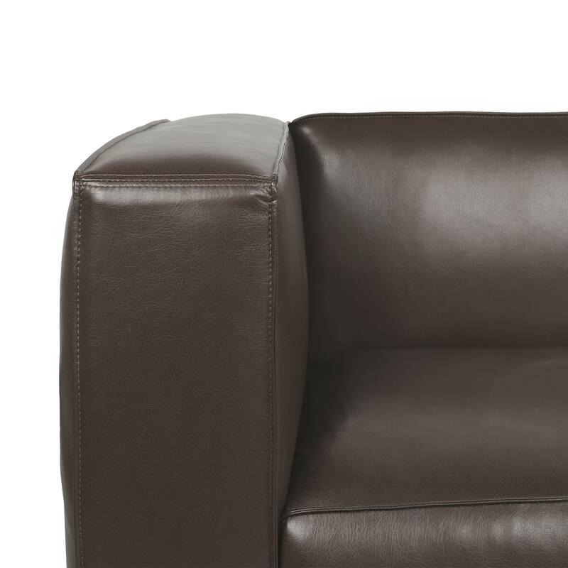 Tuxedo Arms 3-seater Sofa with Birch Wood Legs