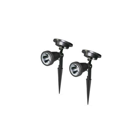 Classy Caps High Performance Solar Spotlight (Set of 2)