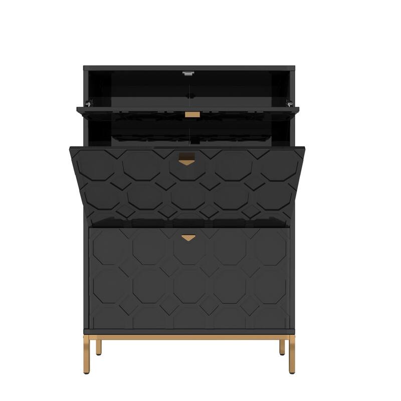 Shoe cabinet for 24 pairs of shoes