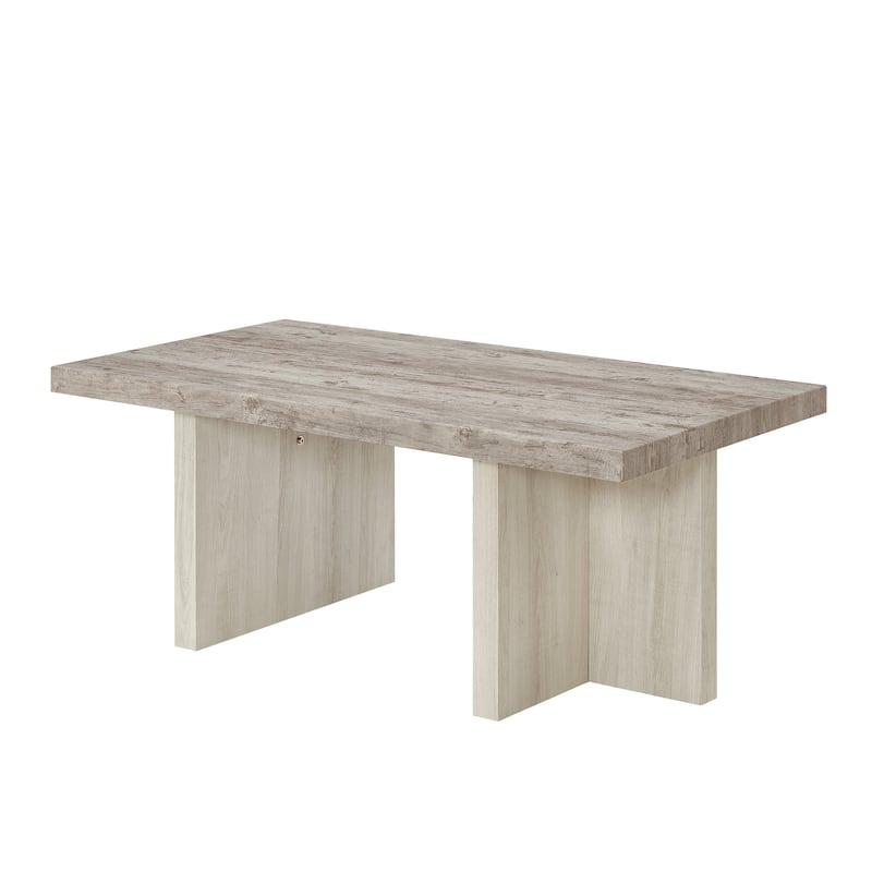 Roundhill Furniture Mchome 3-Piece Coffee Table Set, Coffee Table and Two End Tables