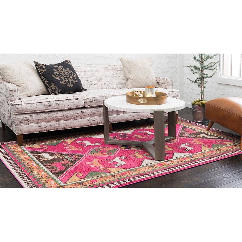Contemporary Tazetta Collection Area Rug