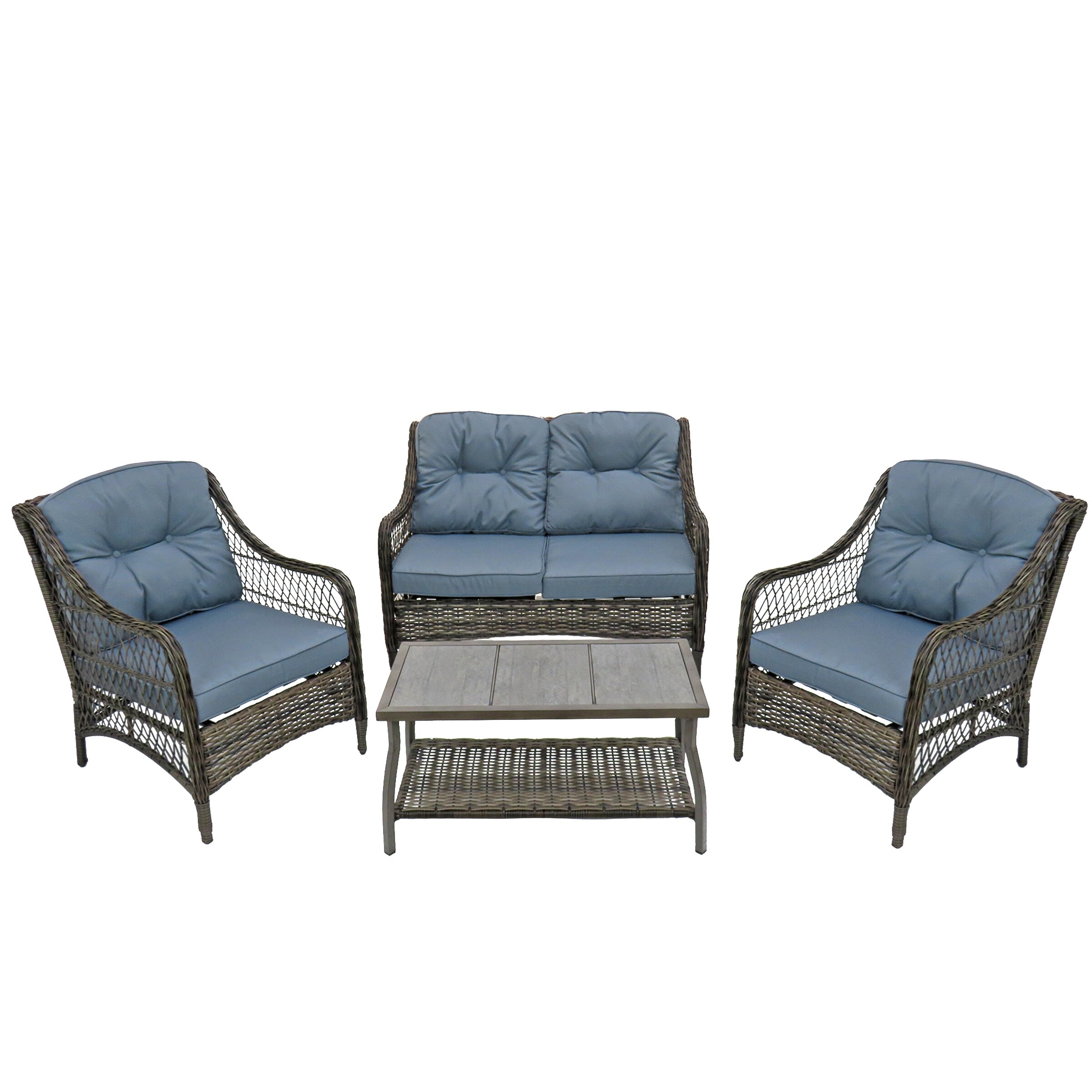Litherland Collection 4-Piece All-Weather Chat Set by National