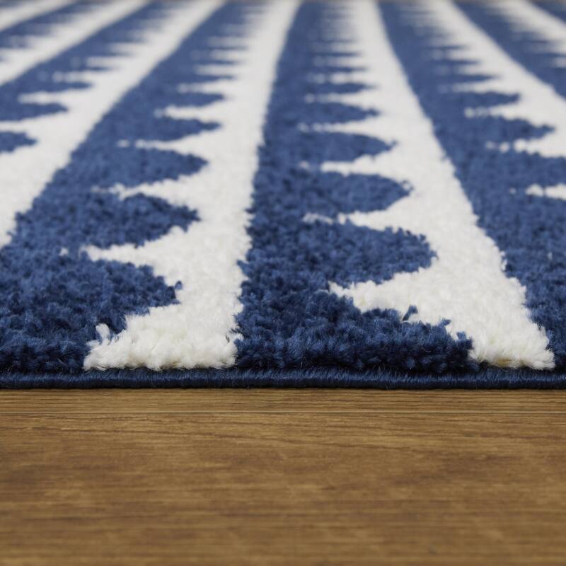 Palmer Modern Striped Area Rug