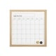 preview thumbnail 10 of 34, Martha Stewart Dry Erase Magnetic Monthly Calendar and with Woodgrain Frame