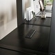 preview thumbnail 5 of 11, Black Twin Over Twin Loft Bed with Double Desk Wardrobe Shelves Power Outlet