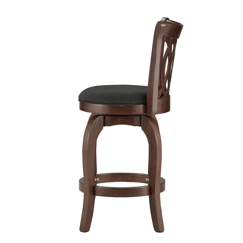 Verona Swivel 24-inch Counter Height Stool by iNSPIRE Q Classic
