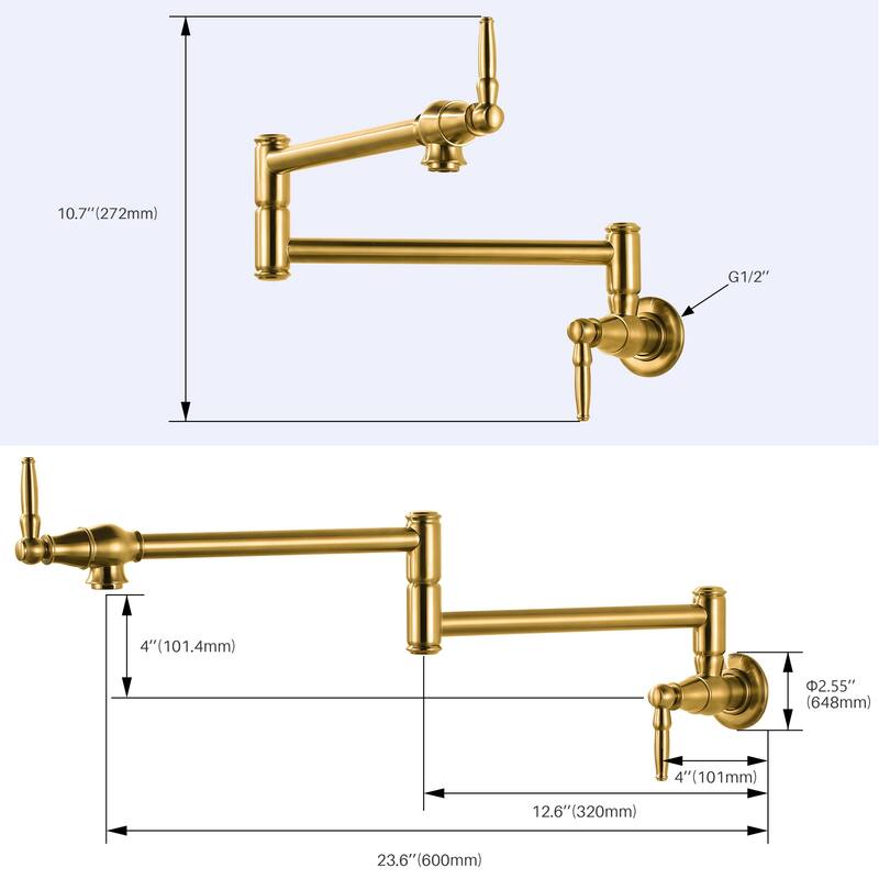 WOWOW Modern Retro Folding Filled Faucet