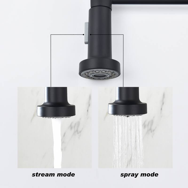 Single-Handle Pull-Down Sprayer Kitchen Faucet