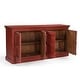 preview thumbnail 3 of 4, Red Solid Wood Sideboard Cabinet - 72" - 73"